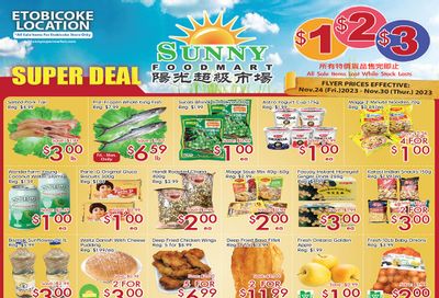 Sunny Foodmart (Etobicoke) Flyer November 24 to 30