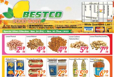 BestCo Food Mart (Etobicoke) Flyer November 24 to 30