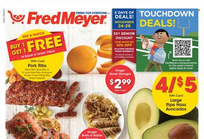 Fred Meyer (OR) Weekly Ad Flyer Specials November 24 to November 28, 2023