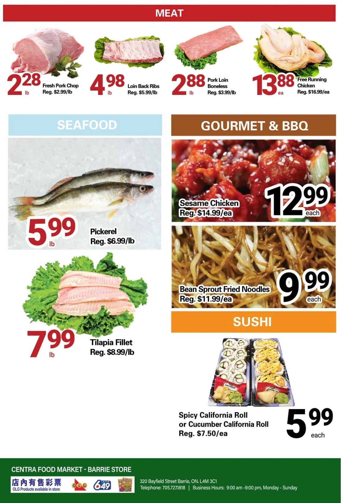 Centra Foods (Barrie) Flyer November 24 to 30