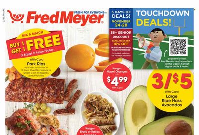 Fred Meyer (AK) Weekly Ad Flyer Specials November 24 to November 28, 2023