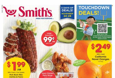 Smith's (AZ, ID, MT, NM, NV, UT, WY) Weekly Ad Flyer Specials November 24 to November 28, 2023