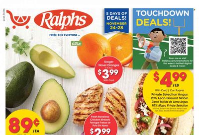 Ralphs (CA) Weekly Ad Flyer Specials November 24 to November 28, 2023