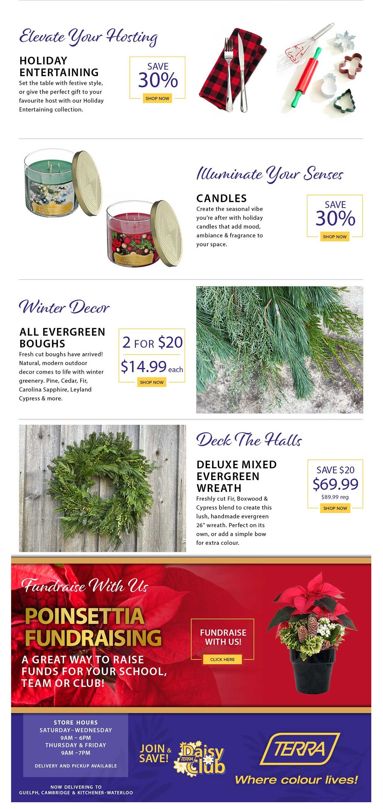 Terra Greenhouses Flyer November 24 to 30