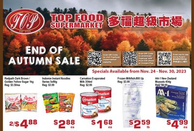 Top Food Supermarket Flyer November 24 to 30