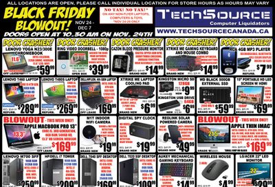 TechSource Black Friday Flyer November 24 to December 7