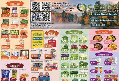 Oceans Fresh Food Market (Main St., Brampton) Flyer November 24 to 30