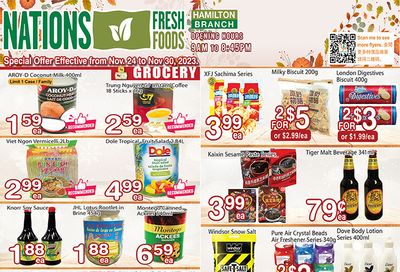 Nations Fresh Foods (Hamilton) Flyer November 24 to 30