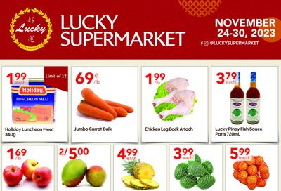 Lucky Supermarket (Winnipeg) Flyer November 24 to 30