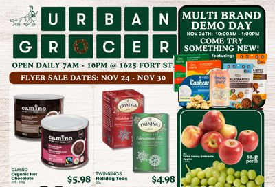 Urban Grocer Flyer November 24 to 30