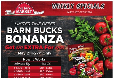 Red Barn Market Flyer May 21 to 27