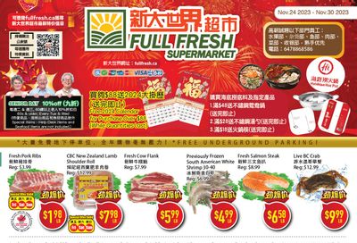 Full Fresh Supermarket Flyer November 24 to 30