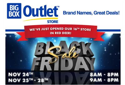 Big Box Outlet Store Flyer November 24 to 28