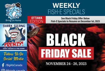 Big Al's (Ottawa East) Weekly Specials November 24 to 26