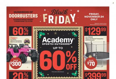 Academy Sports + Outdoors Weekly Ad Flyer Specials November 24 to November 24, 2023