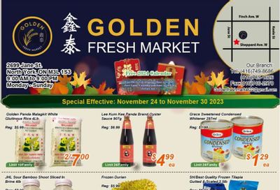 Golden Fresh Market Flyer November 24 to 30