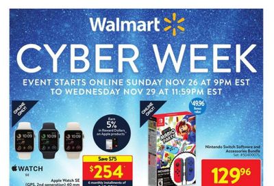 Walmart Cyber Week Flyer November 26 to 29