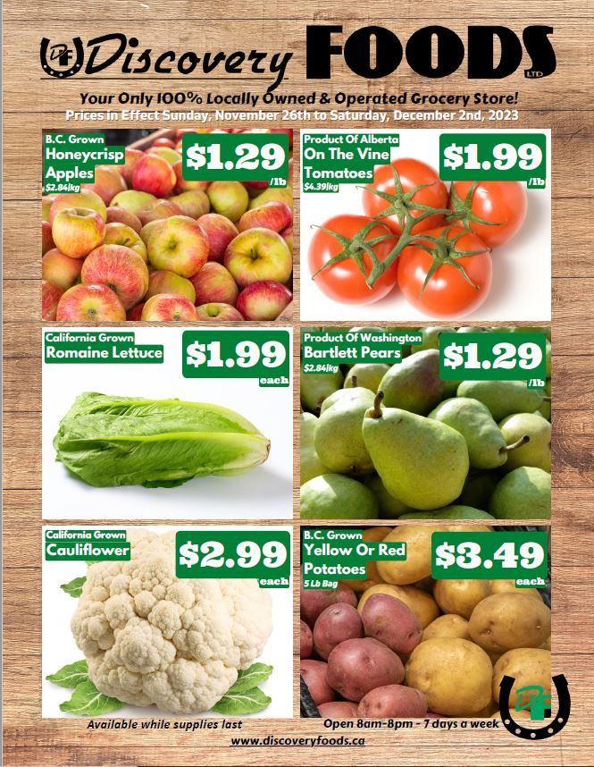Discovery Foods Flyer November 26 to December 2