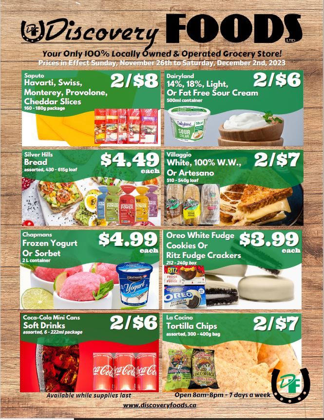 Discovery Foods Flyer November 26 to December 2