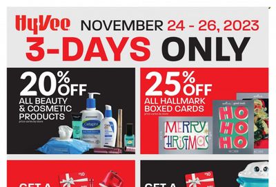 Hy-Vee (IA, IL, MN, MO, SD) Weekly Ad Flyer Specials November 24 to November 26, 2023