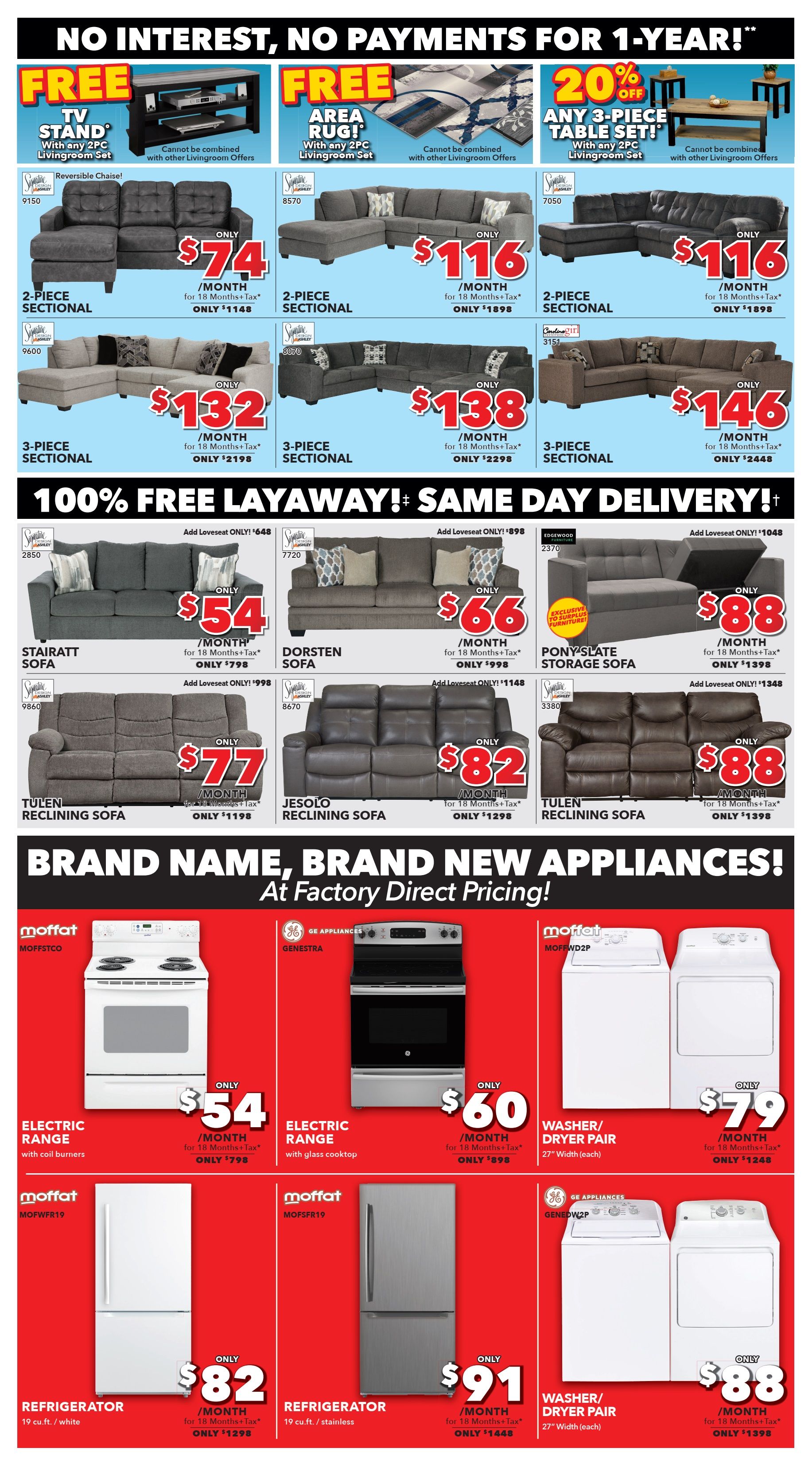 Surplus Furniture & Mattress Warehouse (St. John's, Corner Brook, Grand Falls Windsor) Flyer November 27 to December 17
