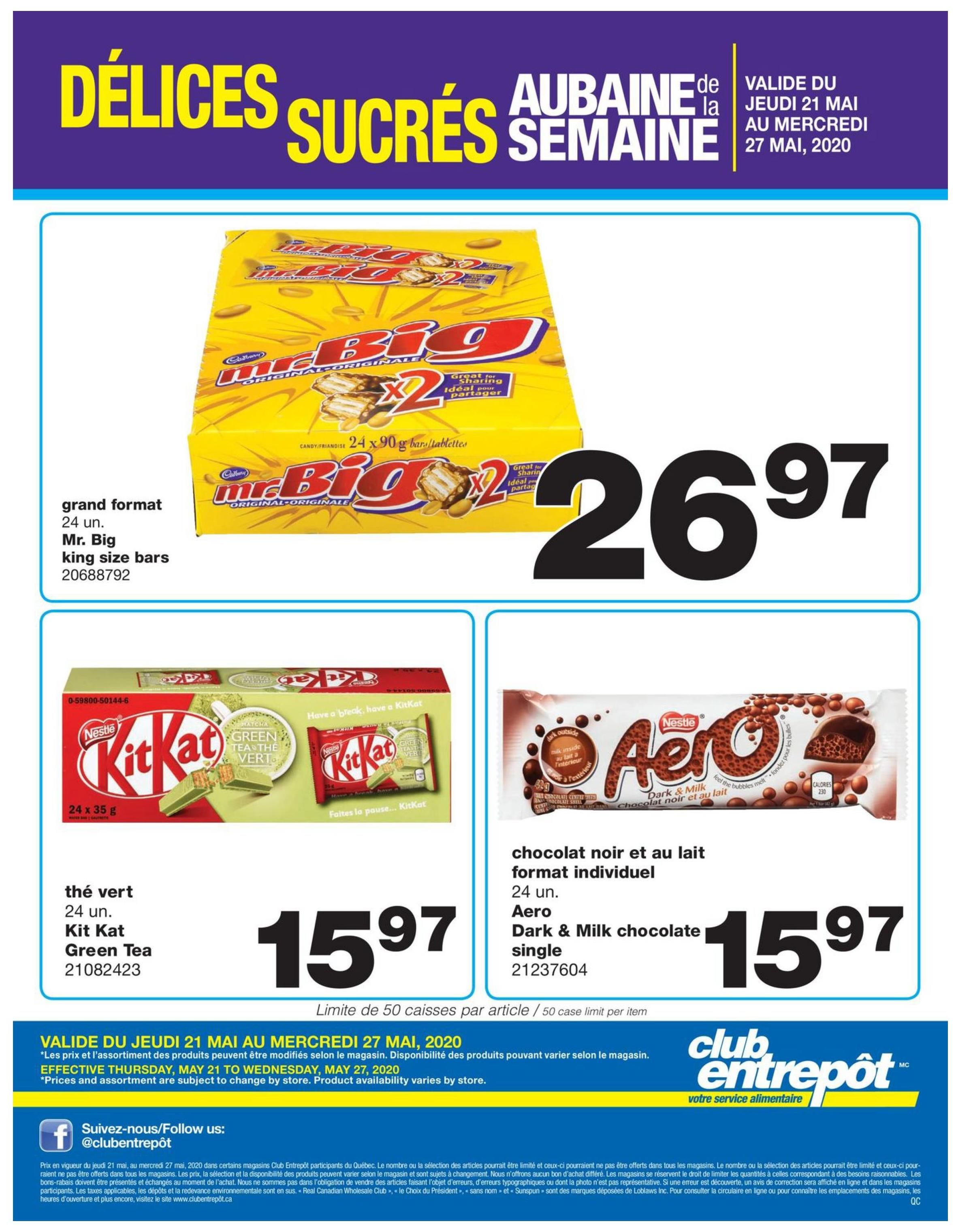Wholesale Club (QC) Weekly Flyer May 21 to 27