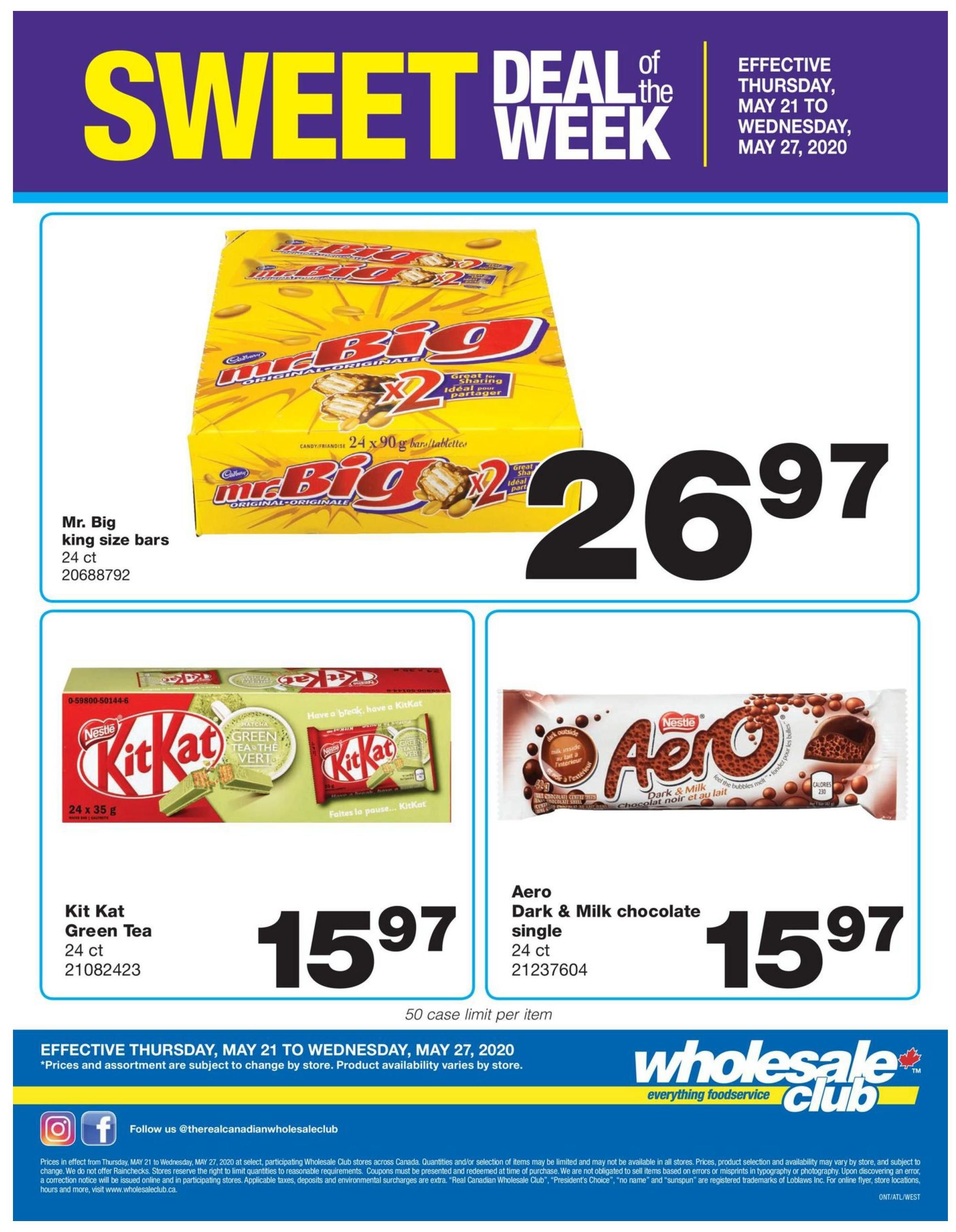 Wholesale Club (West) Flyer May 21 to 27