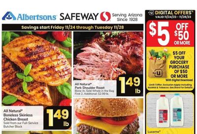 Safeway (AZ) Weekly Ad Flyer Specials November 24 to November 28, 2023