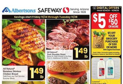 Safeway (AZ) Weekly Ad Flyer Specials November 24 to November 28, 2023