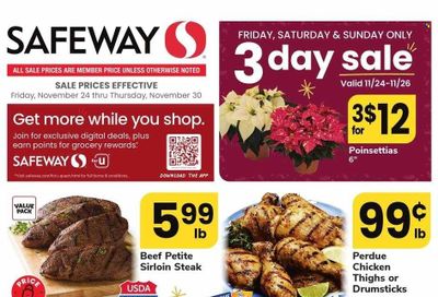 Safeway (DC) Weekly Ad Flyer Specials November 24 to November 30, 2023