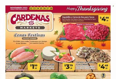 Cardenas (CA, NV) Weekly Ad Flyer Specials November 22 to November 28, 2023
