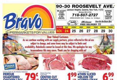 Bravo Supermarkets (CT, FL, MA, NJ, NY, PA) Weekly Ad Flyer Specials November 24 to November 30, 2023