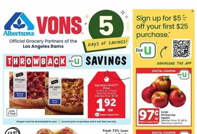 Vons (CA) Weekly Ad Flyer Specials November 24 to November 28, 2023