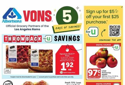 Vons (CA) Weekly Ad Flyer Specials November 24 to November 28, 2023