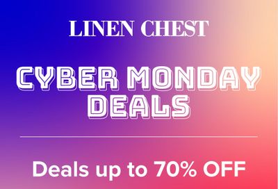 Linen Chest Cyber Monday Flyer November 27 and 28