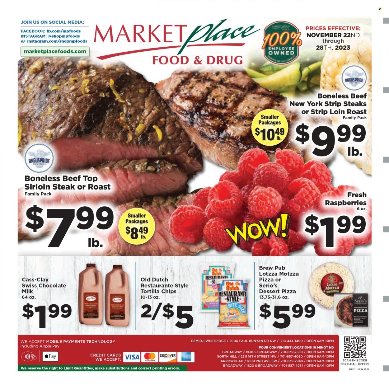 Marketplace Foods (ND) Weekly Ad Flyer Specials November 22 to November 28, 2023