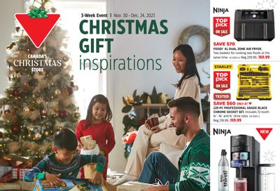 Canadian Tire Christmas Gift Inspirations Flyer November 30 to December 24