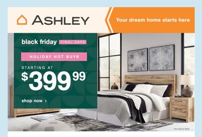 Ashley HomeStore Flyer November 28 to 30