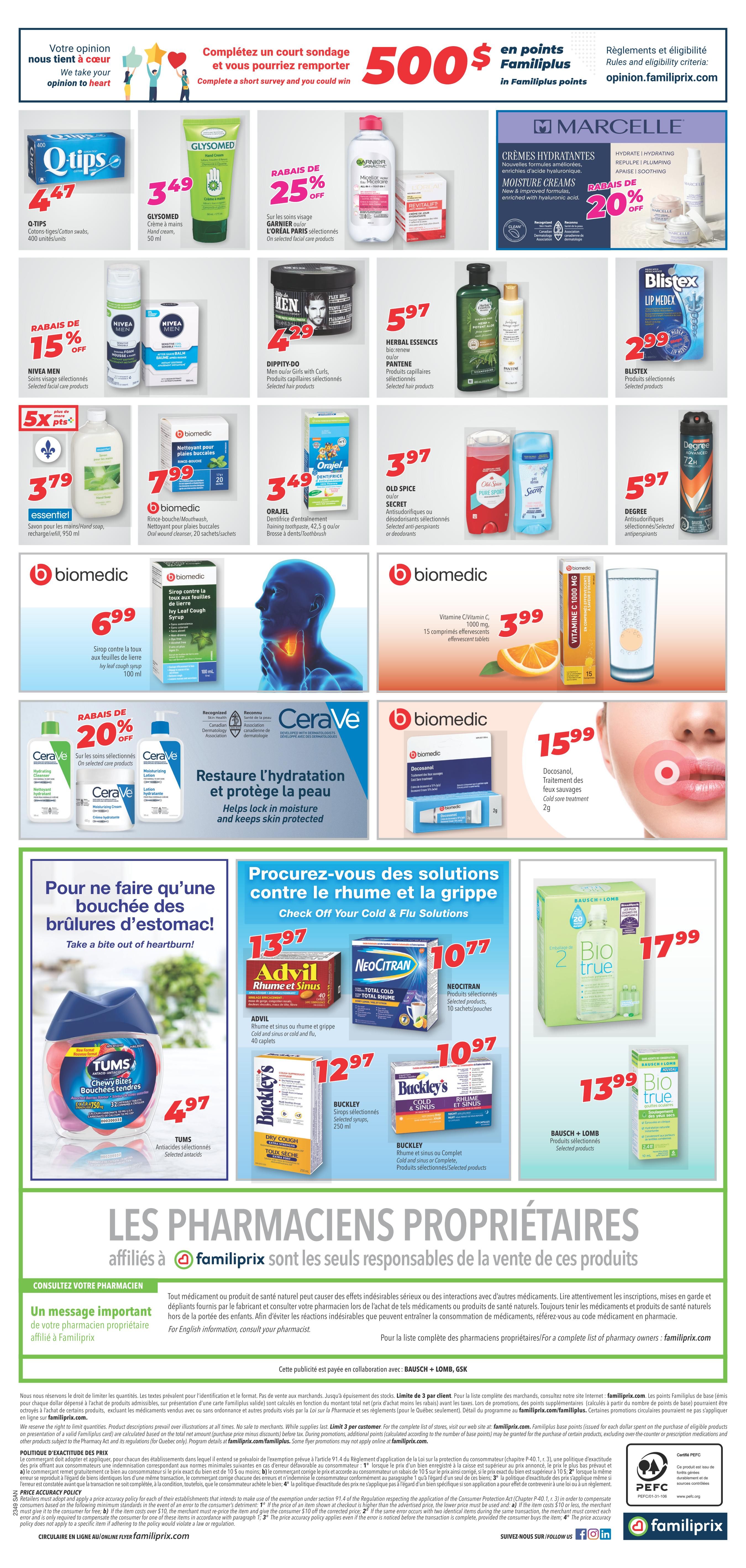 Familiprix Sante Flyer November 30 to December 6