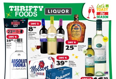 Thrifty Foods Liquor Flyer November 30 to December 6
