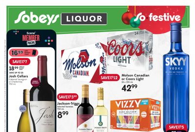 Sobeys (SK) Liquor Flyer November 30 to December 6