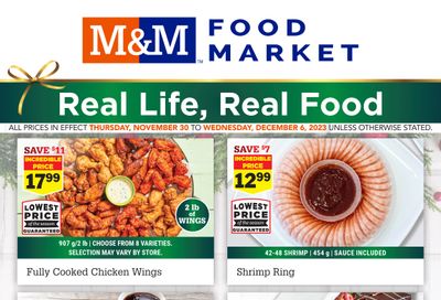 M&M Food Market (Atlantic & West) Flyer November 30 to December 6