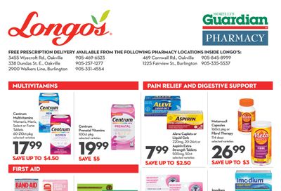 Longo's Pharmacy Flyer November 30 to December 27
