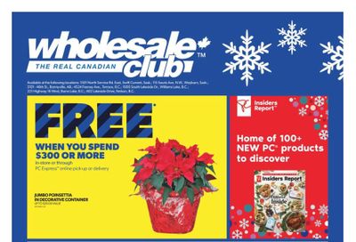 Real Canadian Wholesale Club Flyer November 30 to December 6