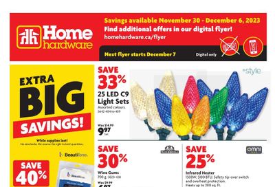 Home Hardware (ON) Flyer November 30 to December 6