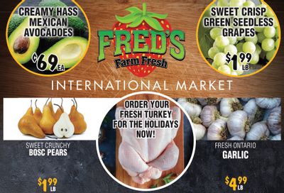Fred's Farm Fresh Flyer November 29 to December 5