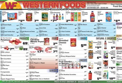 Western Foods Flyer November 29 to December 5