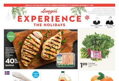 Longo's (Markham and Vaughan) Flyer November 30 to December 13