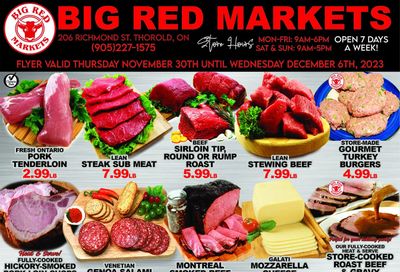 Big Red Markets Flyer November 30 to December 6