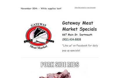 Gateway Meat Market Flyer November 30 to December 6